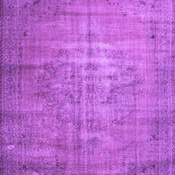 Machine Washable Persian Purple Traditional Area Rugs, wshtr2077pur