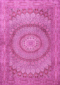 Medallion Pink Traditional Rug, tr2078pnk