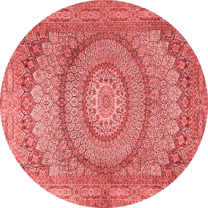 Medallion Red Traditional Rug, tr2078red