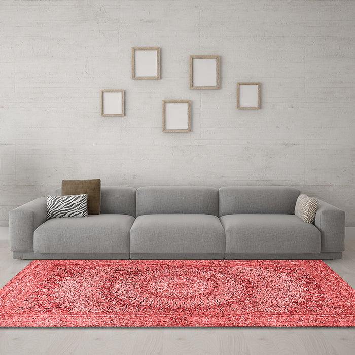 Traditional Red Washable Rugs