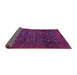 Sideview of Persian Purple Traditional Rug, tr2079pur