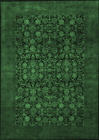Persian Emerald Green Traditional Rug, tr2079emgrn