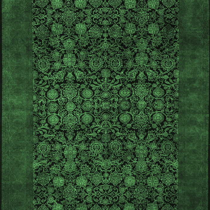 Persian Emerald Green Traditional Rug, tr2079emgrn