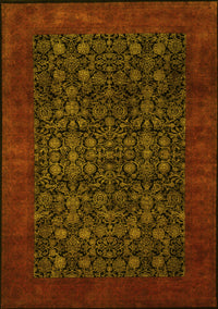 Persian Yellow Traditional Rug, tr2079yw