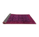 Sideview of Persian Pink Traditional Rug, tr2079pnk
