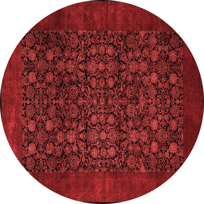 Machine Washable Persian Red Traditional Rug, wshtr2079red