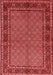 Persian Red Traditional Area Rugs
