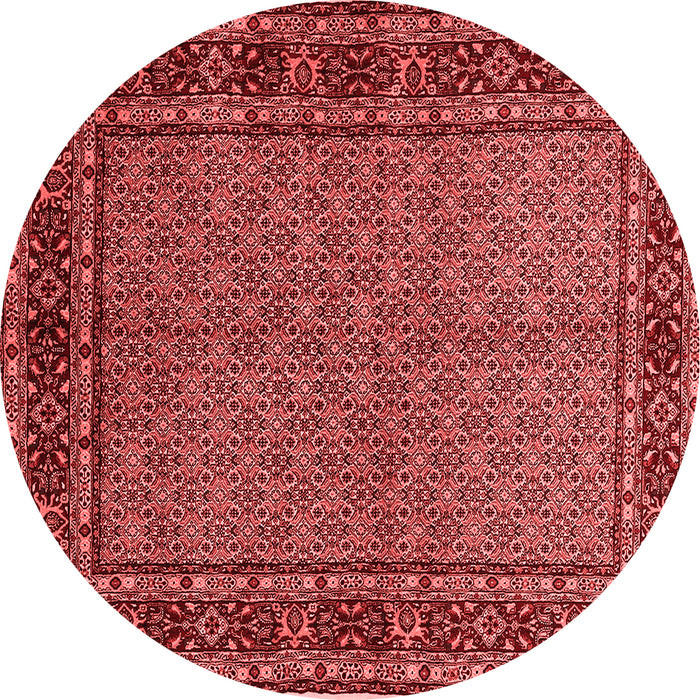 Machine Washable Persian Red Traditional Rug, wshtr207red