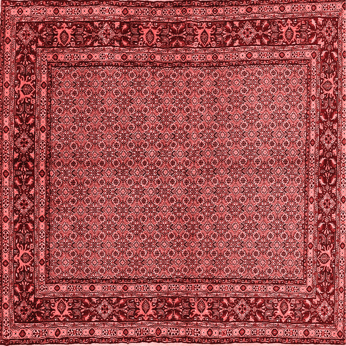 Machine Washable Persian Red Traditional Rug, wshtr207red