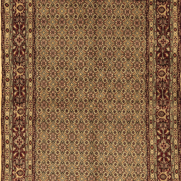 Machine Washable Persian Brown Traditional Rug, wshtr207brn