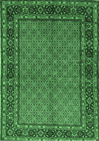 Persian Emerald Green Traditional Rug, tr207emgrn