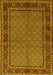 Persian Yellow Traditional Rug, tr207yw