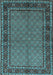 Persian Light Blue Traditional Rug, tr207lblu
