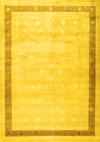 Persian Yellow Traditional Rug, tr2081yw