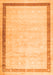 Persian Orange Traditional Rug, tr2081org