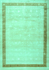 Persian Turquoise Traditional Rug, tr2081turq