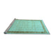 Sideview of Machine Washable Persian Light Blue Traditional Rug, wshtr2081lblu