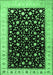 Persian Emerald Green Traditional Rug, tr2082emgrn