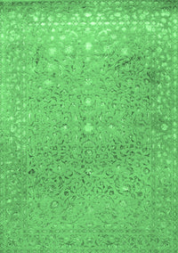 Persian Emerald Green Traditional Rug, tr2083emgrn