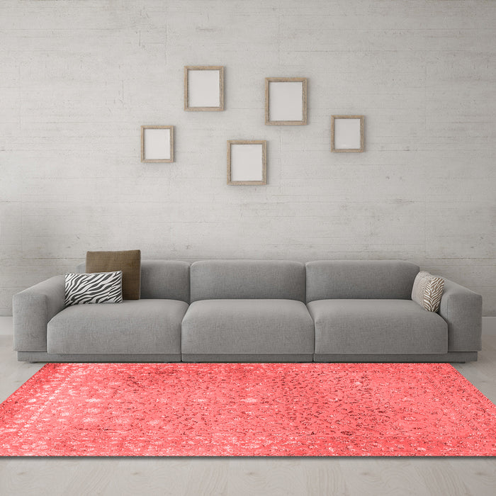 Traditional Red Washable Rugs