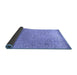 Sideview of Persian Blue Traditional Rug, tr2083blu