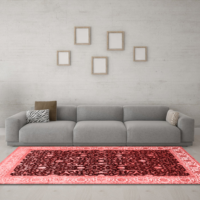 Traditional Red Washable Rugs