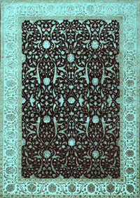 Persian Light Blue Traditional Rug, tr2084lblu