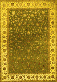 Persian Yellow Traditional Rug, tr2085yw