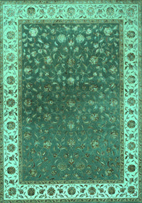 Persian Turquoise Traditional Rug, tr2085turq