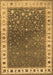 Machine Washable Persian Brown Traditional Rug, wshtr2085brn