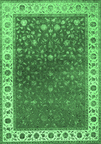 Persian Emerald Green Traditional Rug, tr2085emgrn