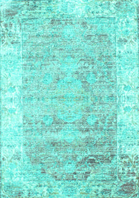 Persian Turquoise Traditional Rug, tr2086turq