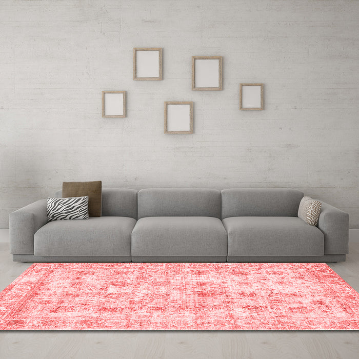 Traditional Red Washable Rugs
