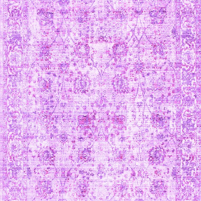 Machine Washable Persian Purple Traditional Area Rugs, wshtr2087pur