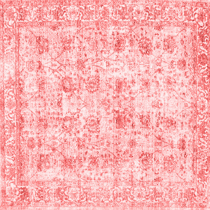 Machine Washable Persian Red Traditional Rug, wshtr2087red