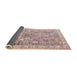 Sideview of Traditional Desert Sand Beige Persian Rug, tr2088