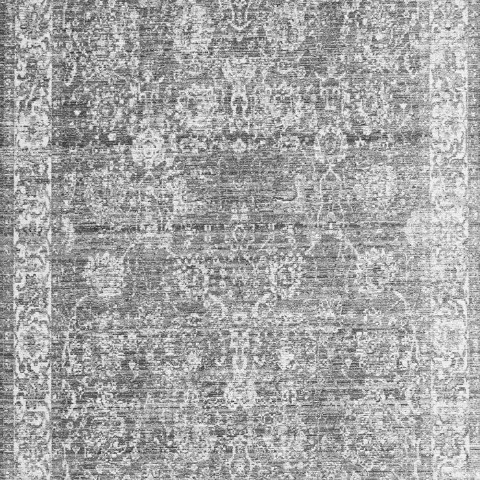 Serging Thickness of Machine Washable Persian Gray Traditional Rug, wshtr2088gry