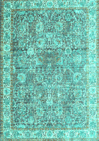 Persian Turquoise Traditional Rug, tr2088turq