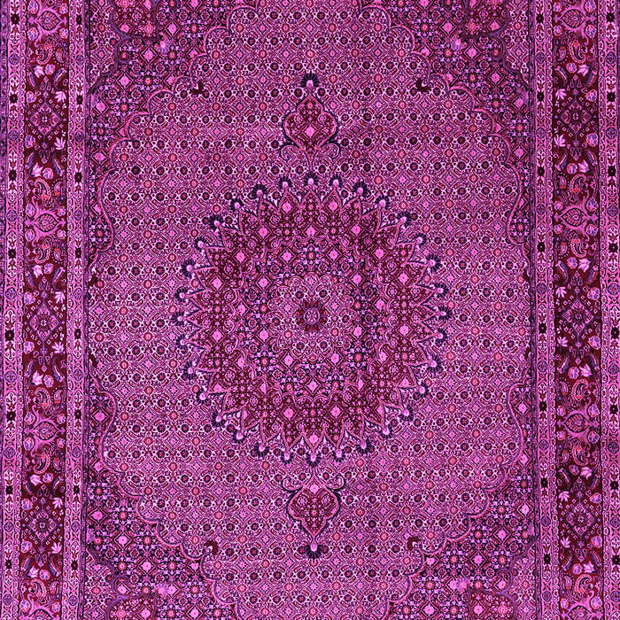 Machine Washable Persian Pink Traditional Rug, wshtr208pnk