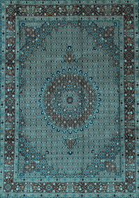 Persian Light Blue Traditional Rug, tr208lblu