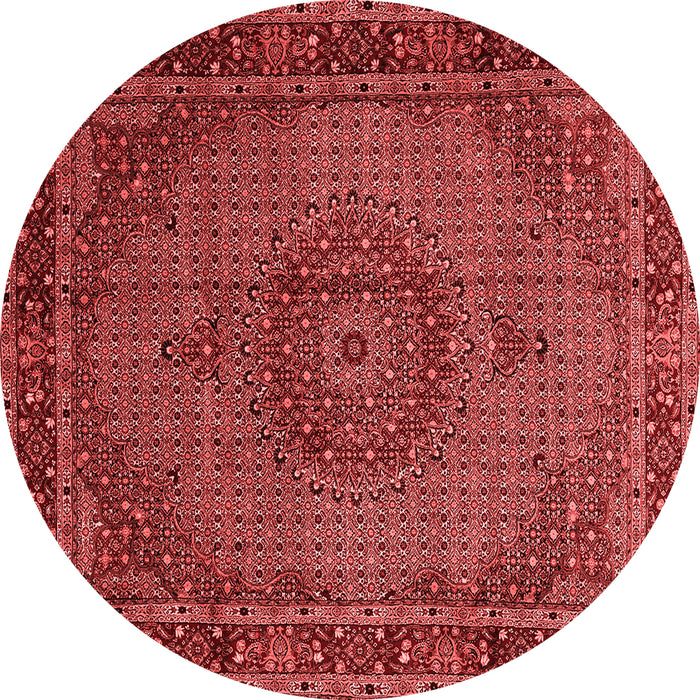 Machine Washable Persian Red Traditional Rug, wshtr208red