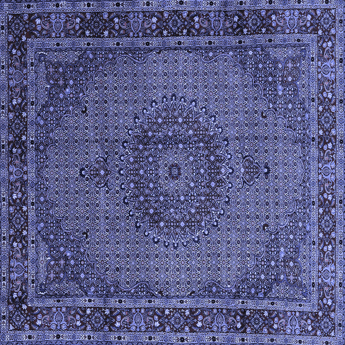 Square Persian Blue Traditional Rug, tr208blu