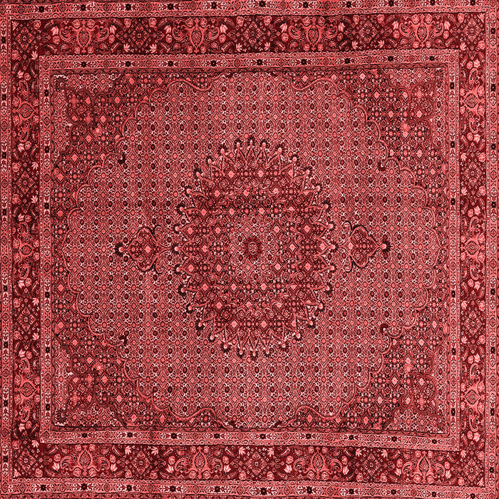 Machine Washable Persian Red Traditional Rug, wshtr208red