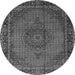 Square Persian Gray Traditional Rug, tr208gry