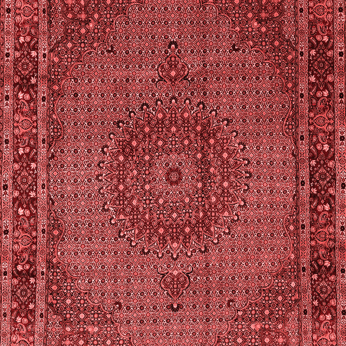 Machine Washable Persian Red Traditional Rug, wshtr208red
