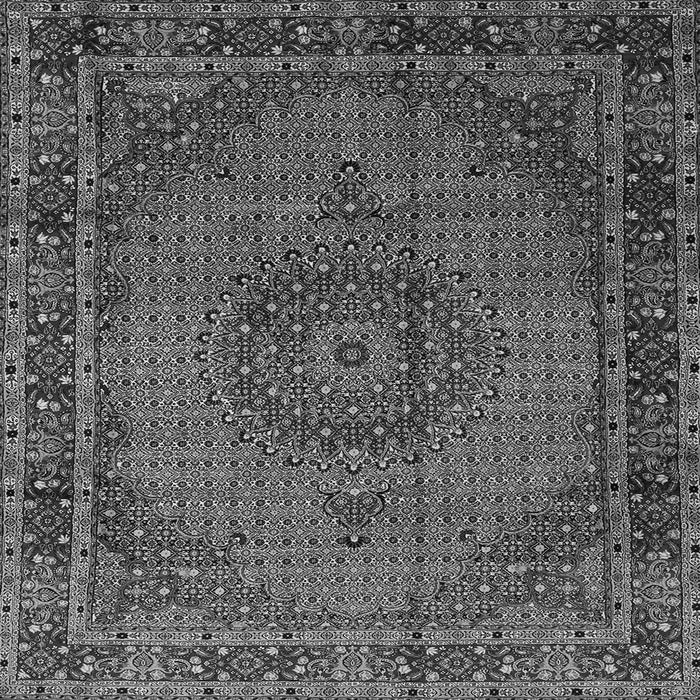 Serging Thickness of Persian Gray Traditional Rug, tr208gry