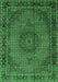 Persian Emerald Green Traditional Rug, tr208emgrn
