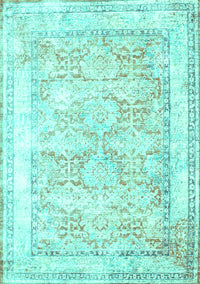 Persian Turquoise Traditional Rug, tr2090turq