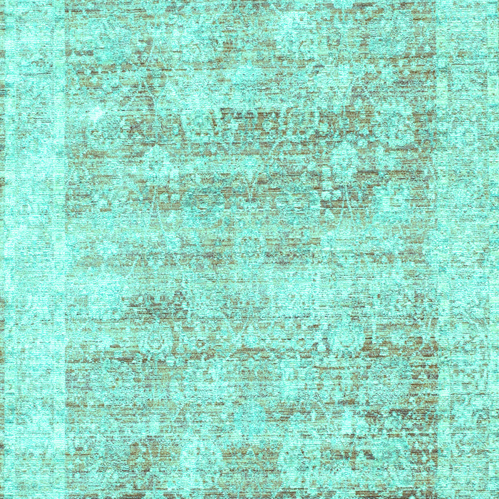 Machine Washable Persian Turquoise Traditional Area Rugs, wshtr2091turq