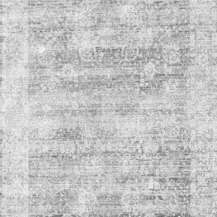 Serging Thickness of Machine Washable Persian Gray Traditional Rug, wshtr2091gry